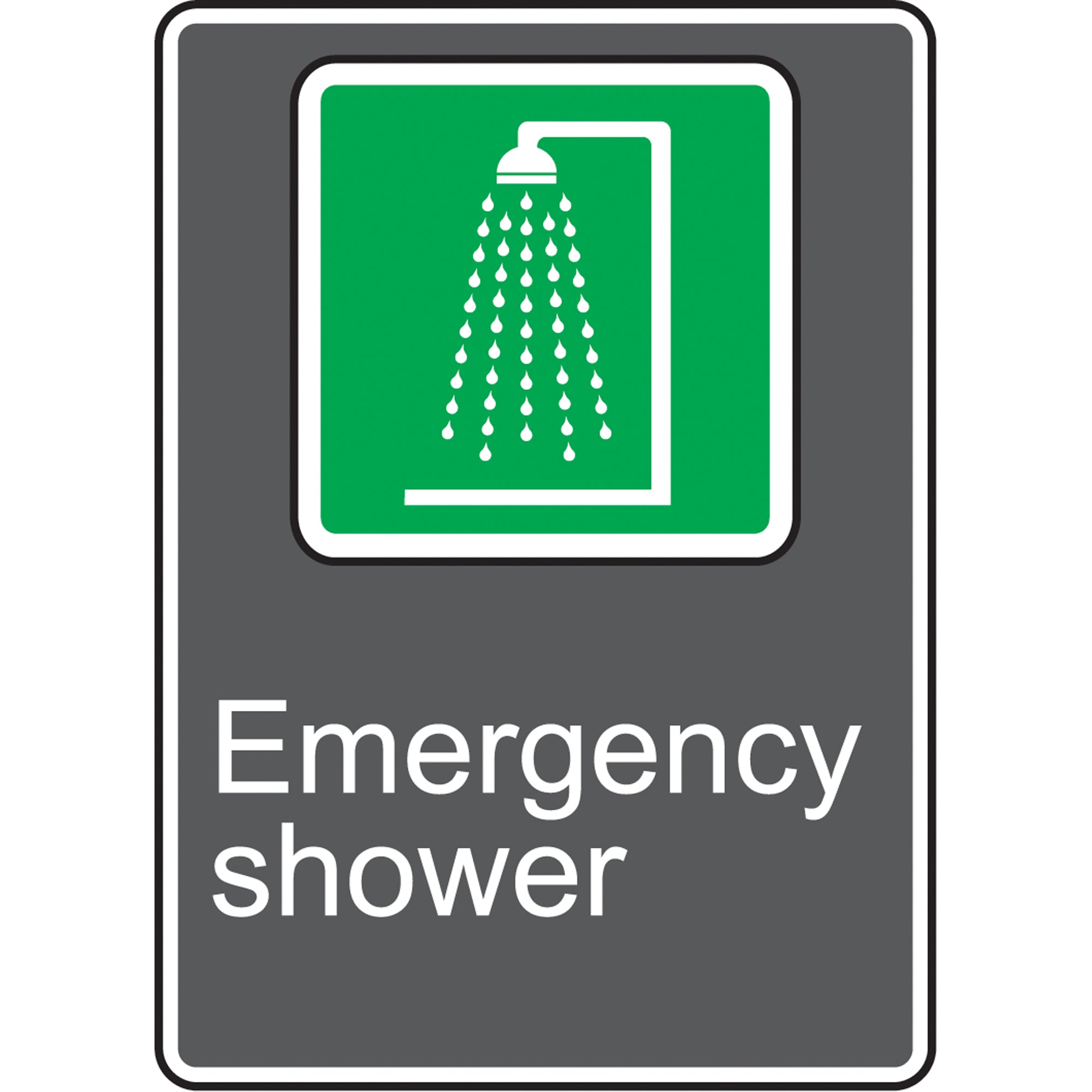 Emergency Shower CSA Standard Safety Sign - SAI721
