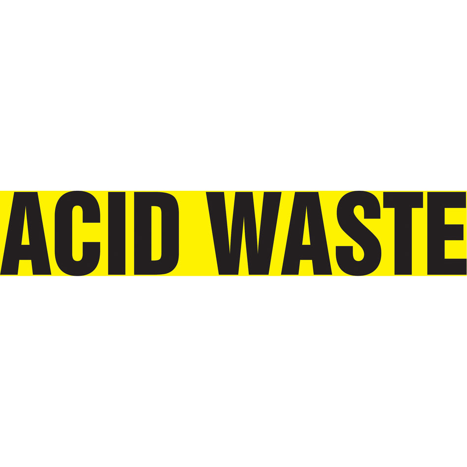 ""Acid Waste"" Pipe Marker - SAV239