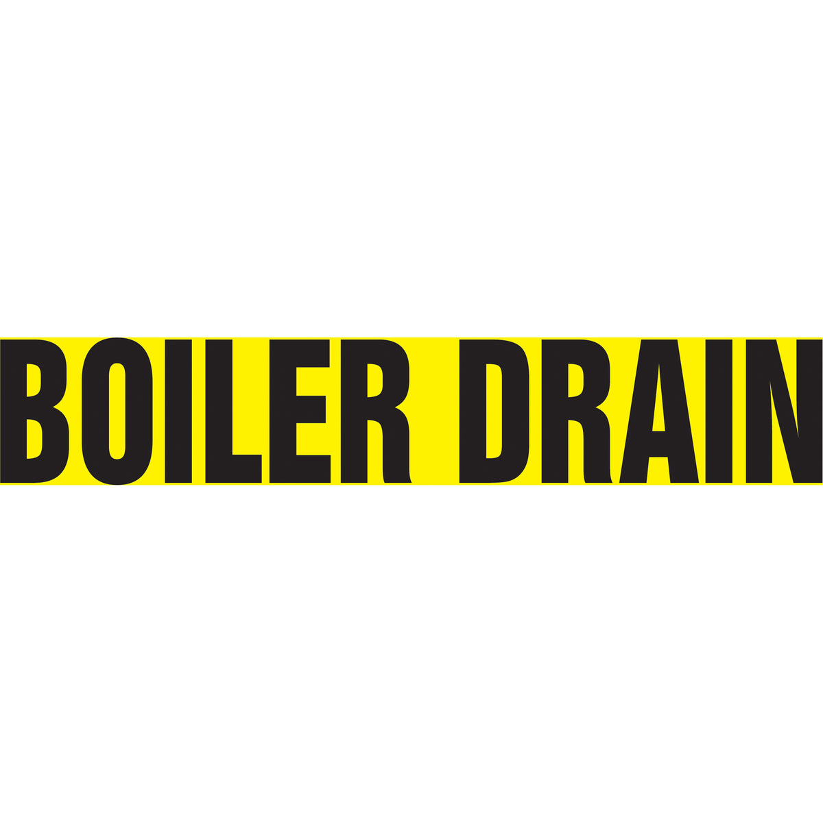 ""Boiler Drain"" Pipe Marker - SAV263