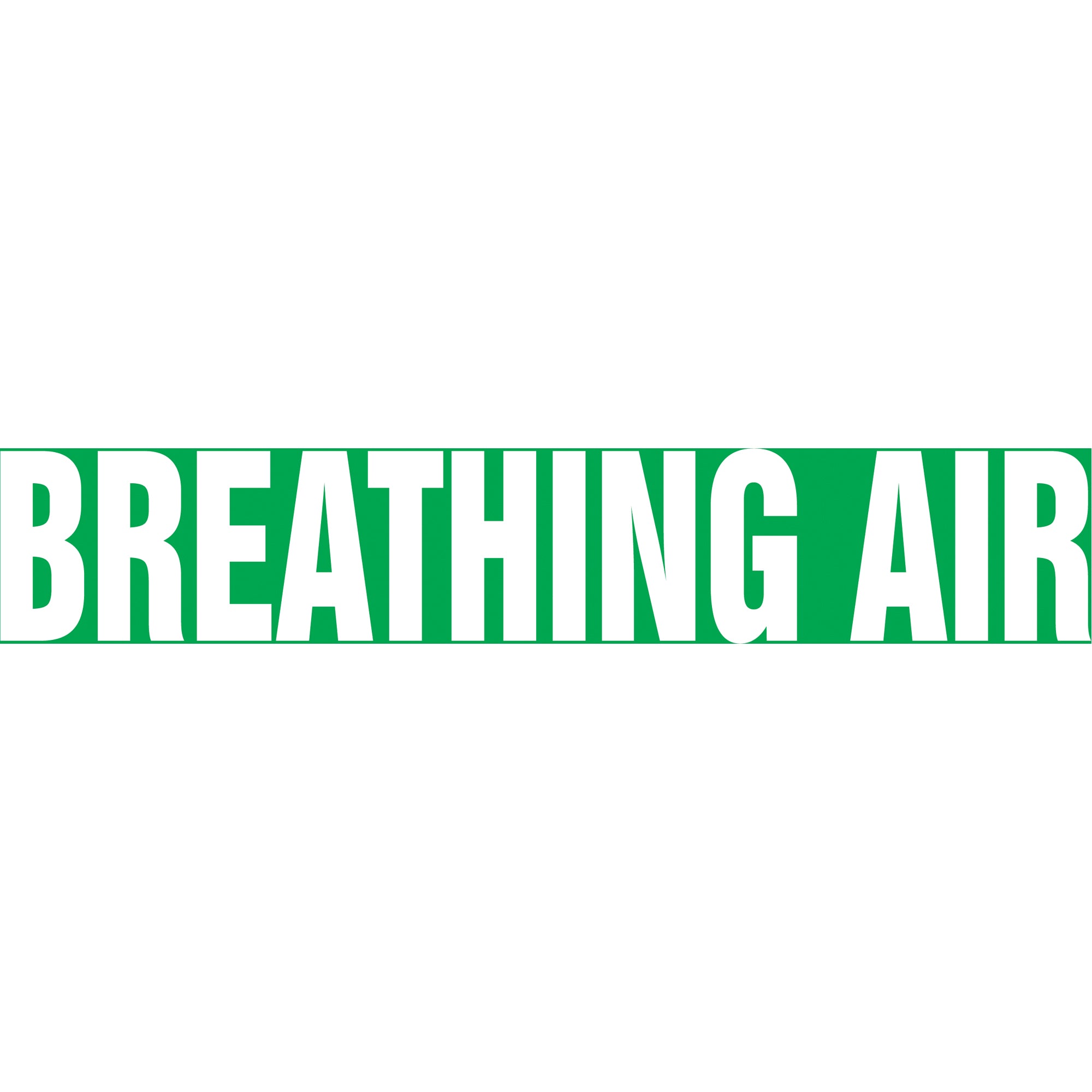 ""Breathing Air"" Pipe Marker - SAV275