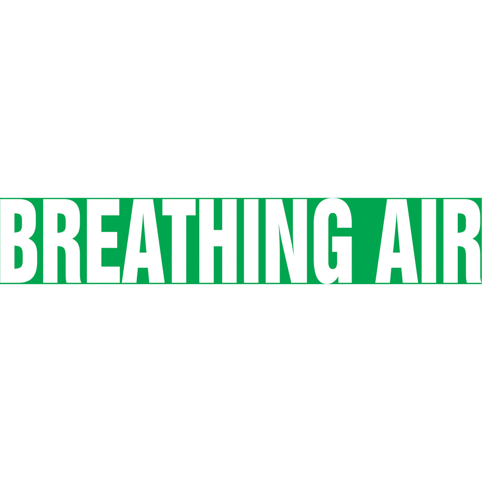 ""Breathing Air"" Pipe Marker - SAV275