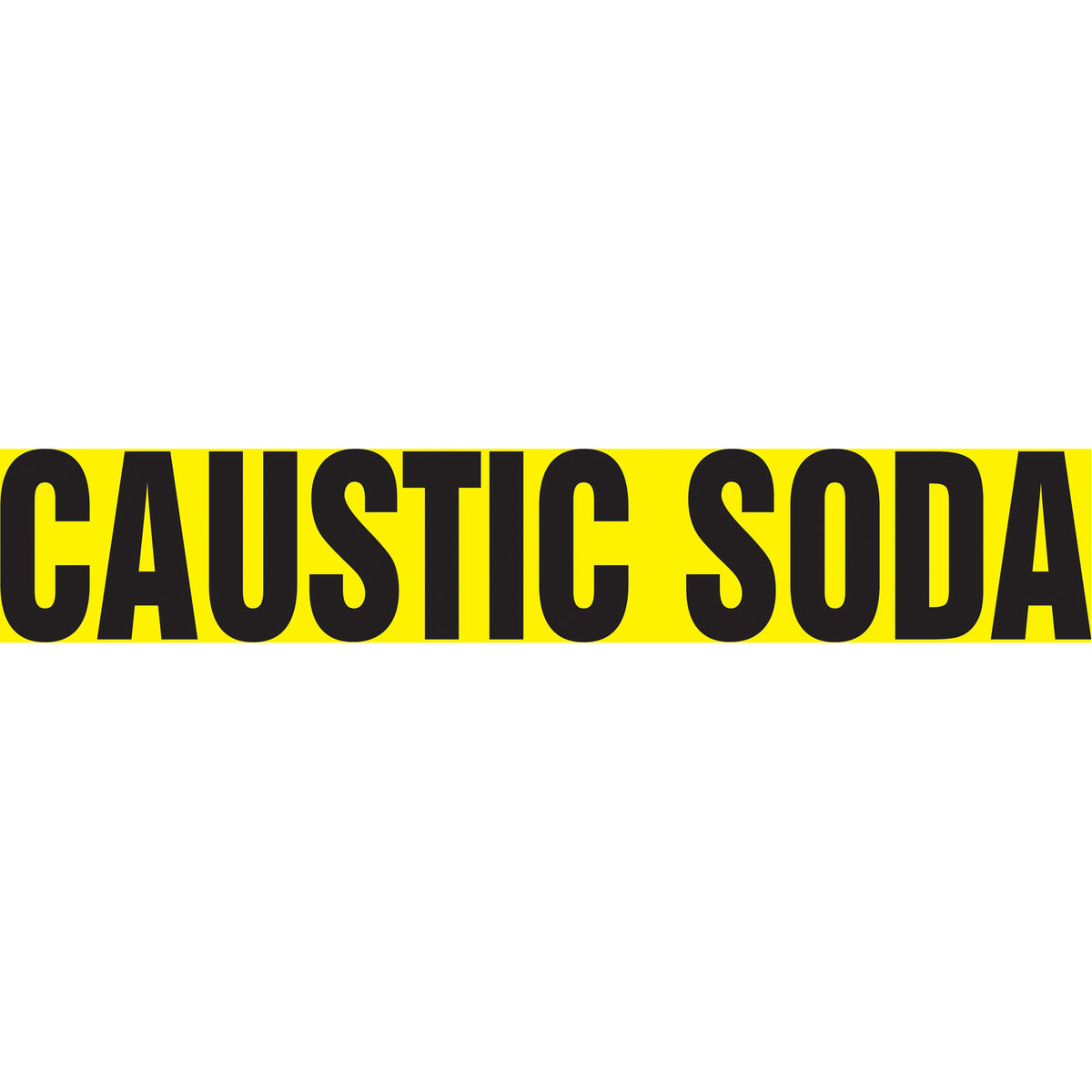 ""Caustic Soda"" Pipe Markers - SH581