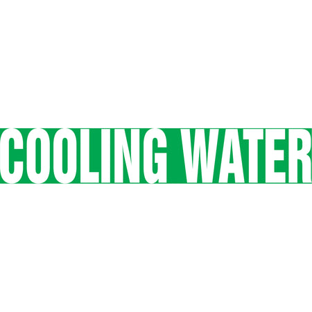 ""Cooling Water"" Pipe Markers - SH697