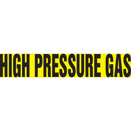 ""High Pressure Gas"" Pipe Markers - SH965