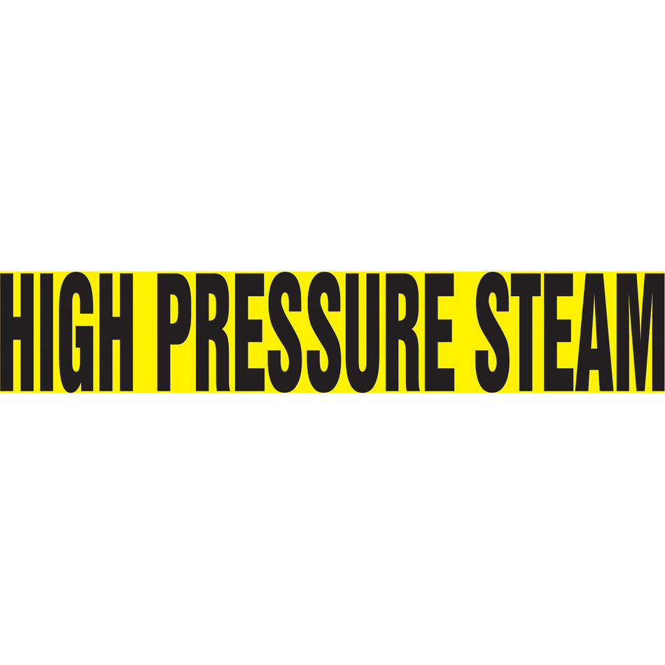 ""High Pressure Steam"" Pipe Markers - SBB336