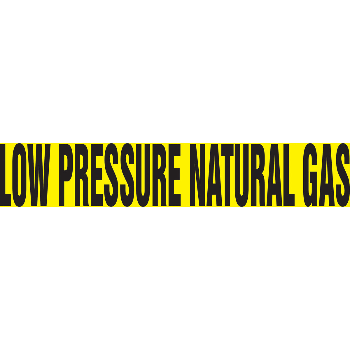 ""Low Pressure Natural Gas"" Pipe Marker - SAV445