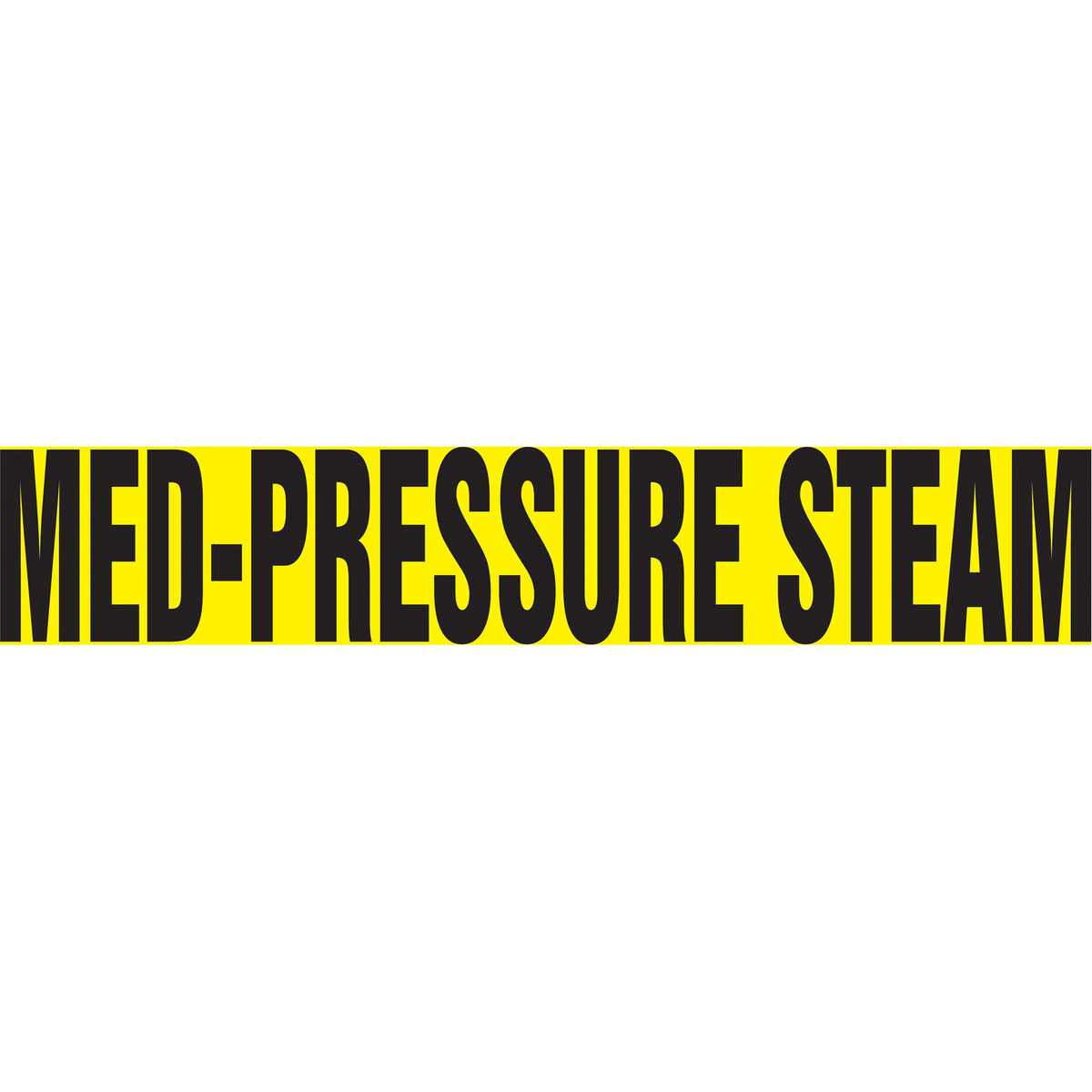 ""Med-Pressure Steam"" Pipe Marker - SAV451