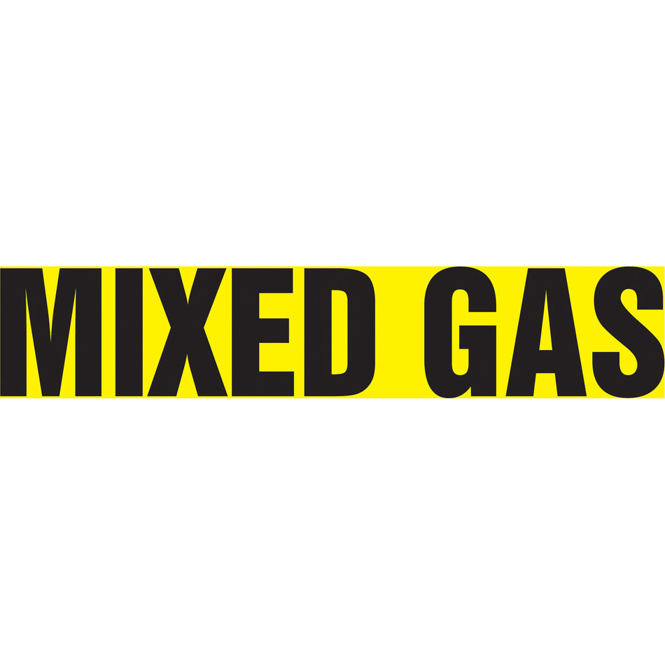 ""Mixed Gas"" Pipe Marker - SAV455