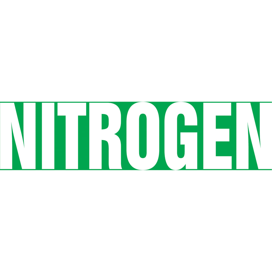 ""Nitrogen"" Pipe Markers - SI190