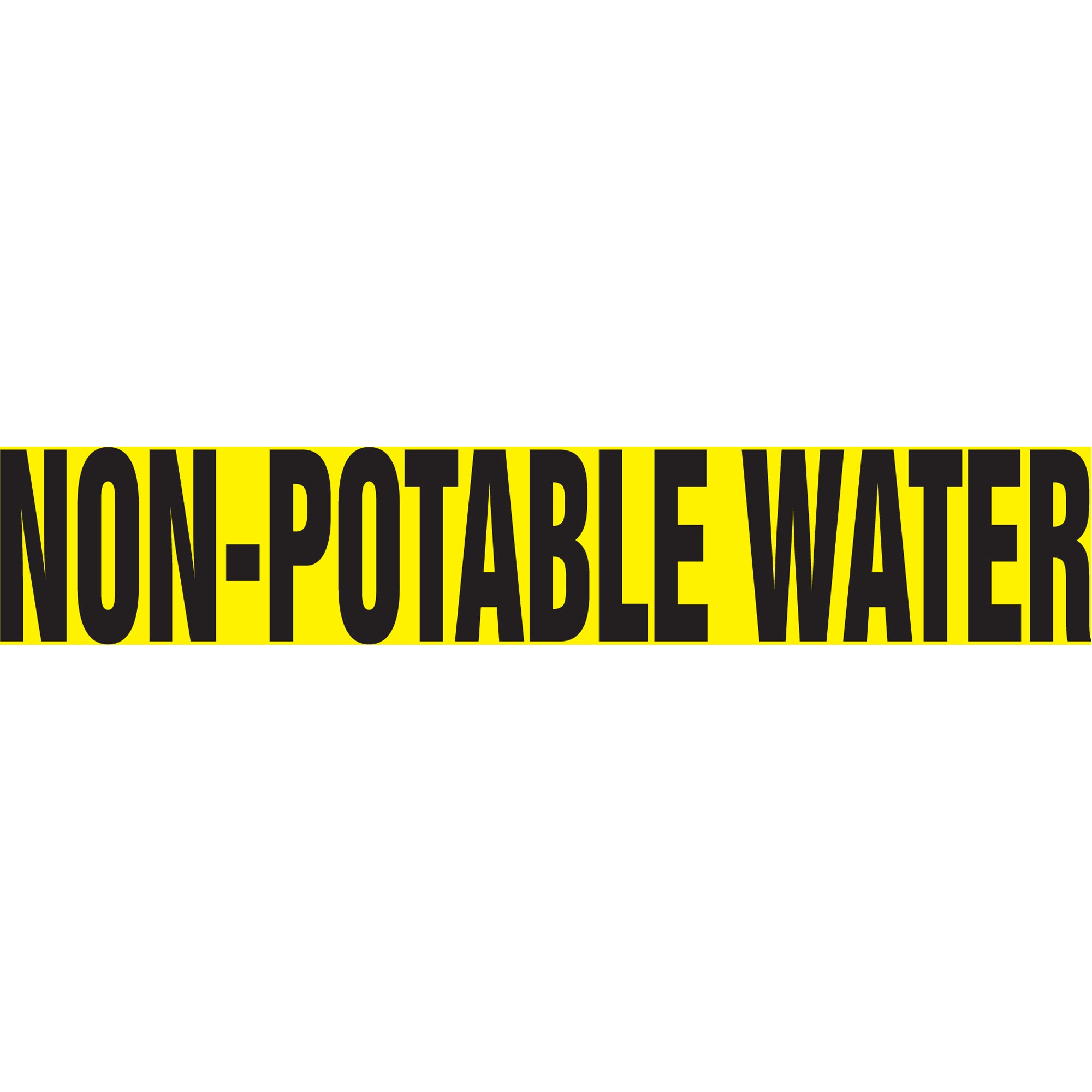 ""Non-Potable"" Pipe Marker - SAV465