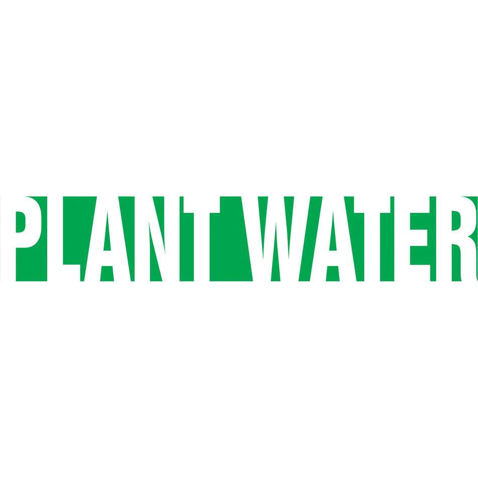""Plant Water"" Pipe Markers - SI238