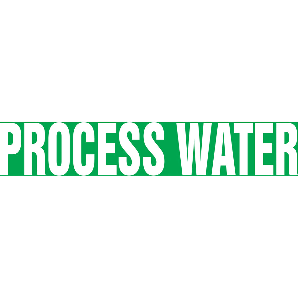 ""Process Water"" Pipe Markers - SI282