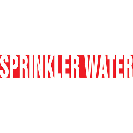 ""Sprinkler Water"" Pipe Markers - SI462