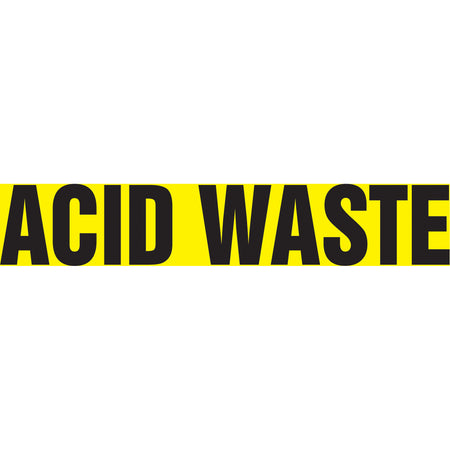 Snap Tite™ ""Acid Waste"" Pipe Marker - SAV628