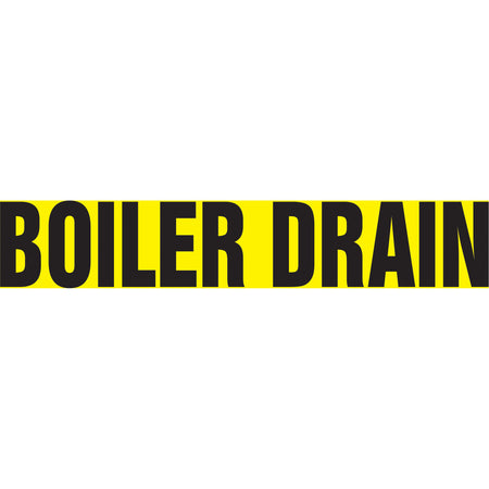 Snap Tite™ ""Boiler Drain"" Pipe Marker - SAV678