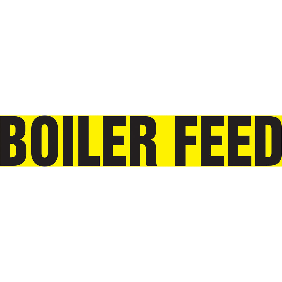 Snap Tite™ ""Boiler Feed"" Pipe Marker - SAV683