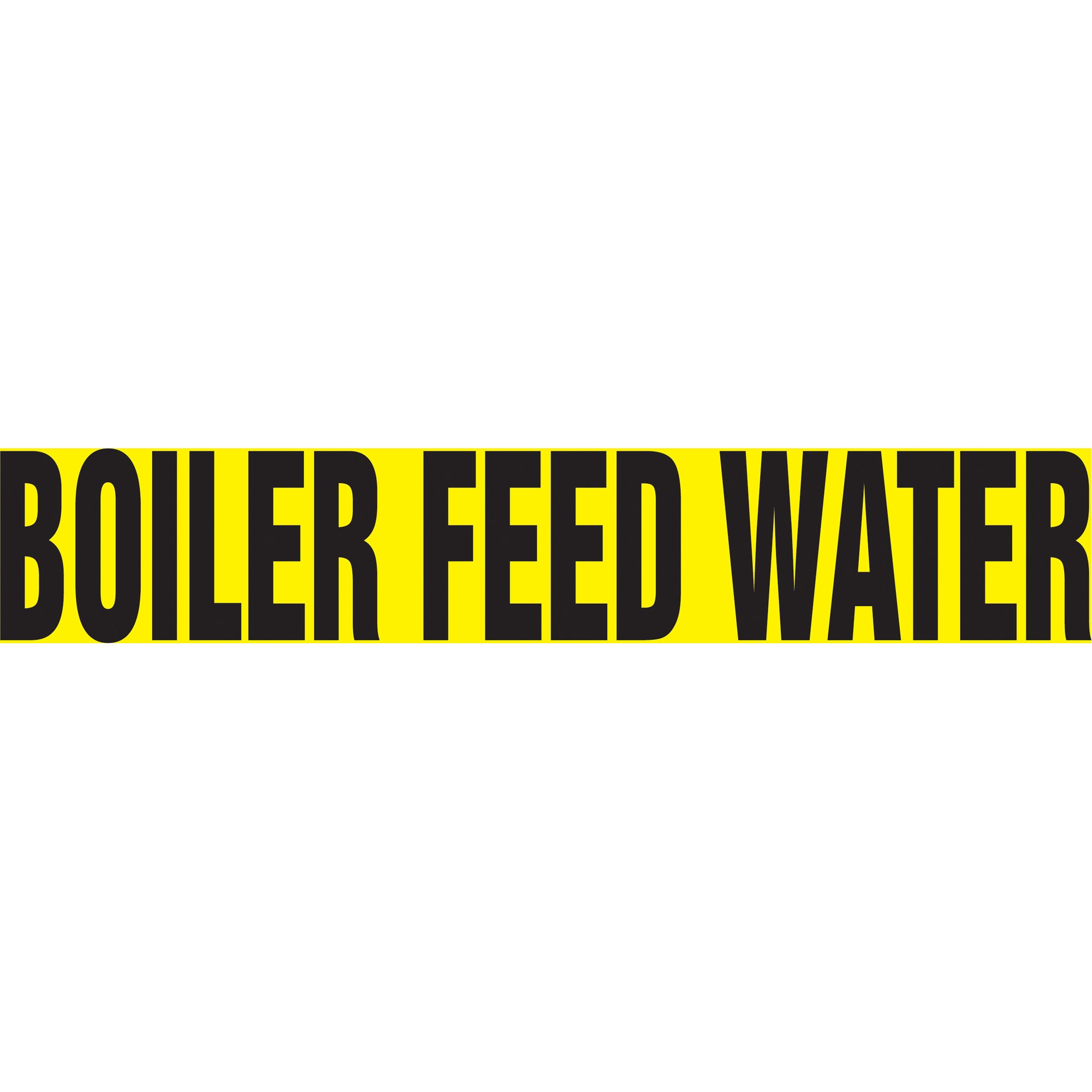 Snap Tite™ ""Boiler Feed Water"" Pipe Marker - SAV688