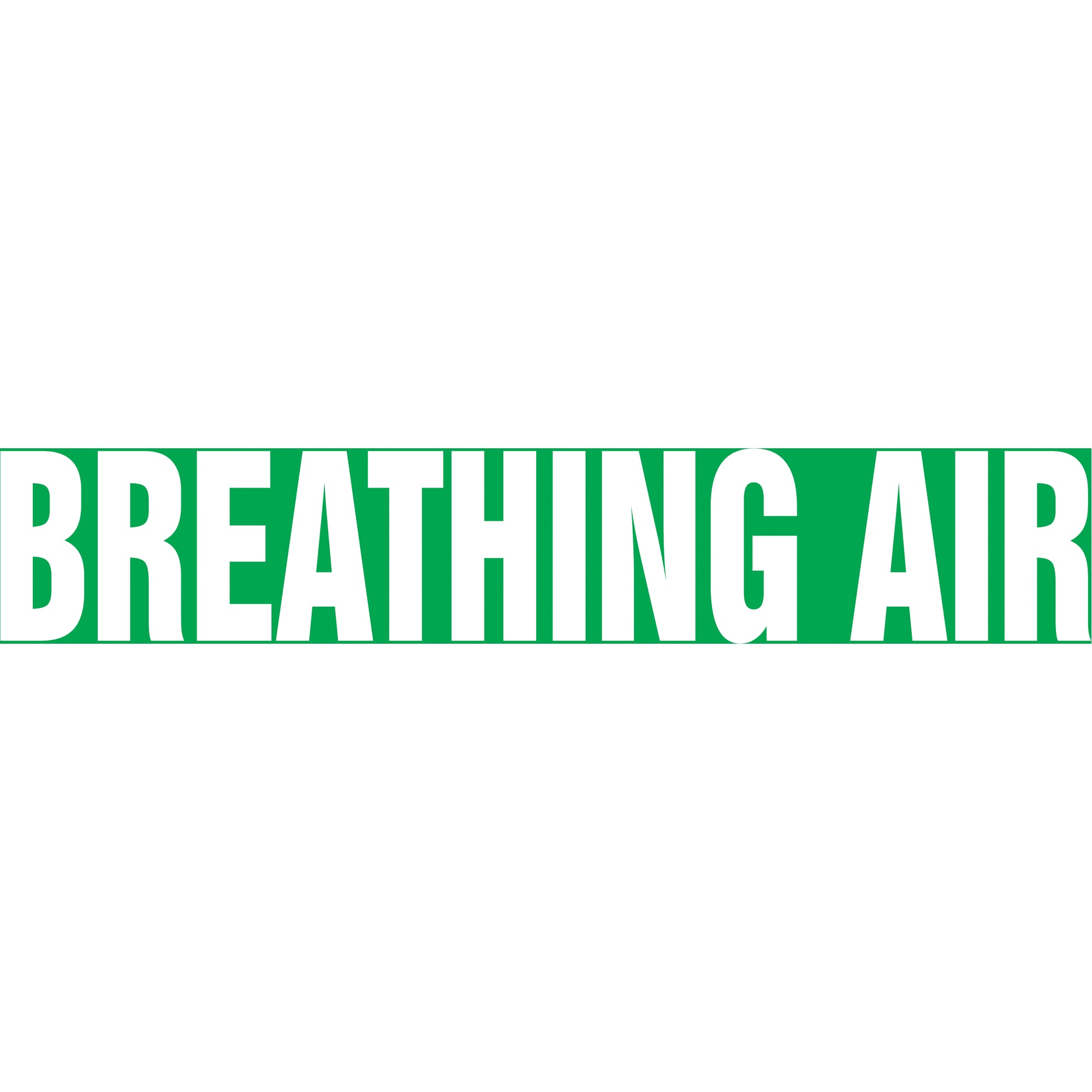 Snap Tite™ ""Breathing Air"" Pipe Marker - SAV693