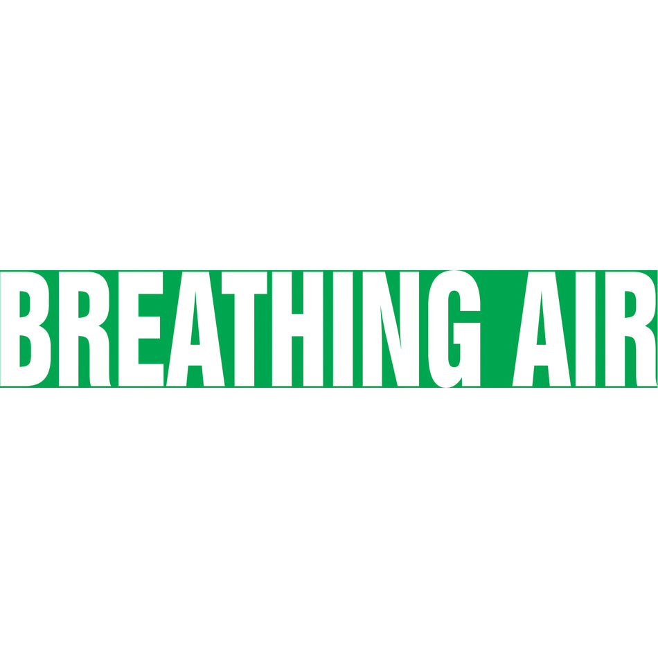 Snap Tite™ ""Breathing Air"" Pipe Marker - SAV693