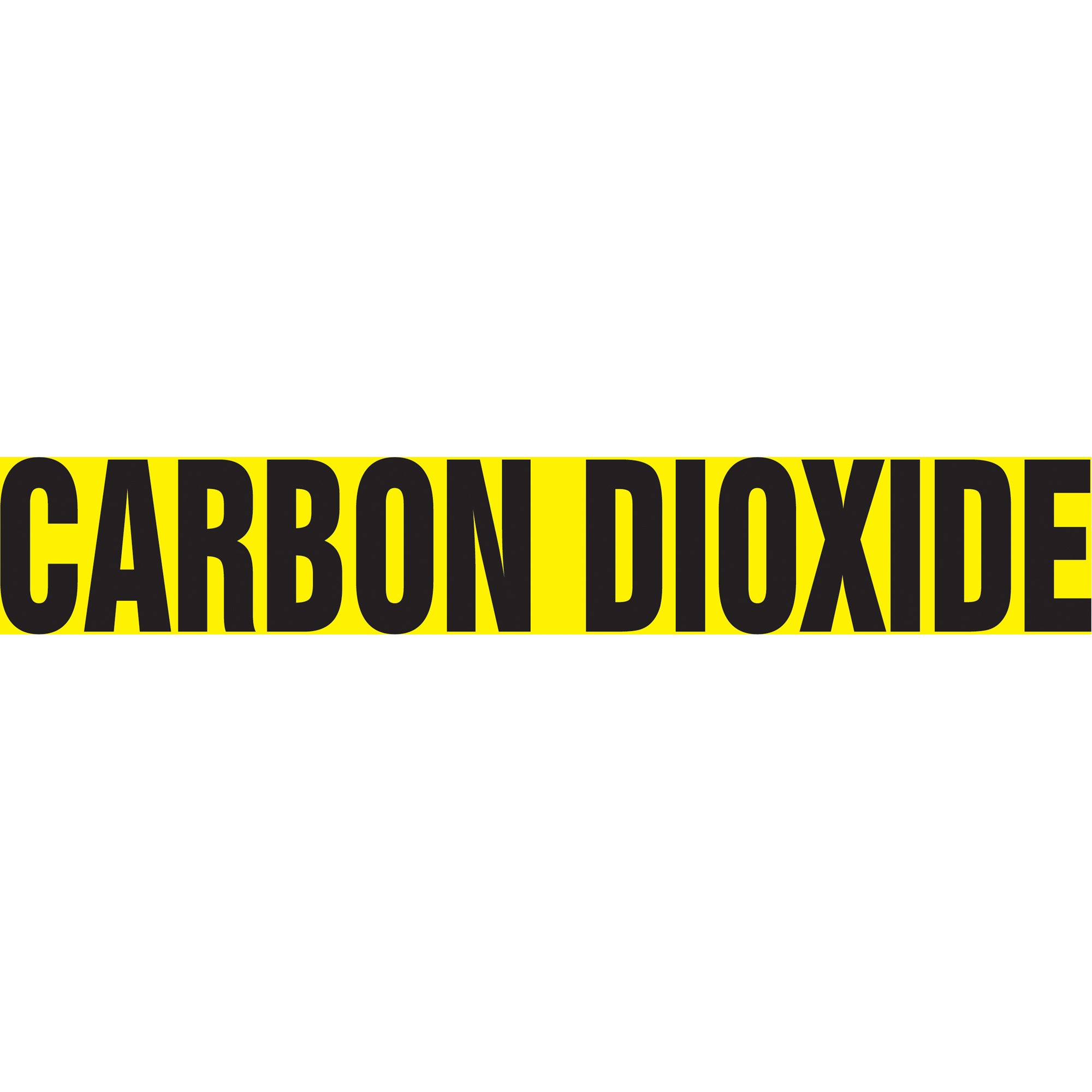 Snap Tite™ ""Carbon Dioxide"" Pipe Marker - SAV698