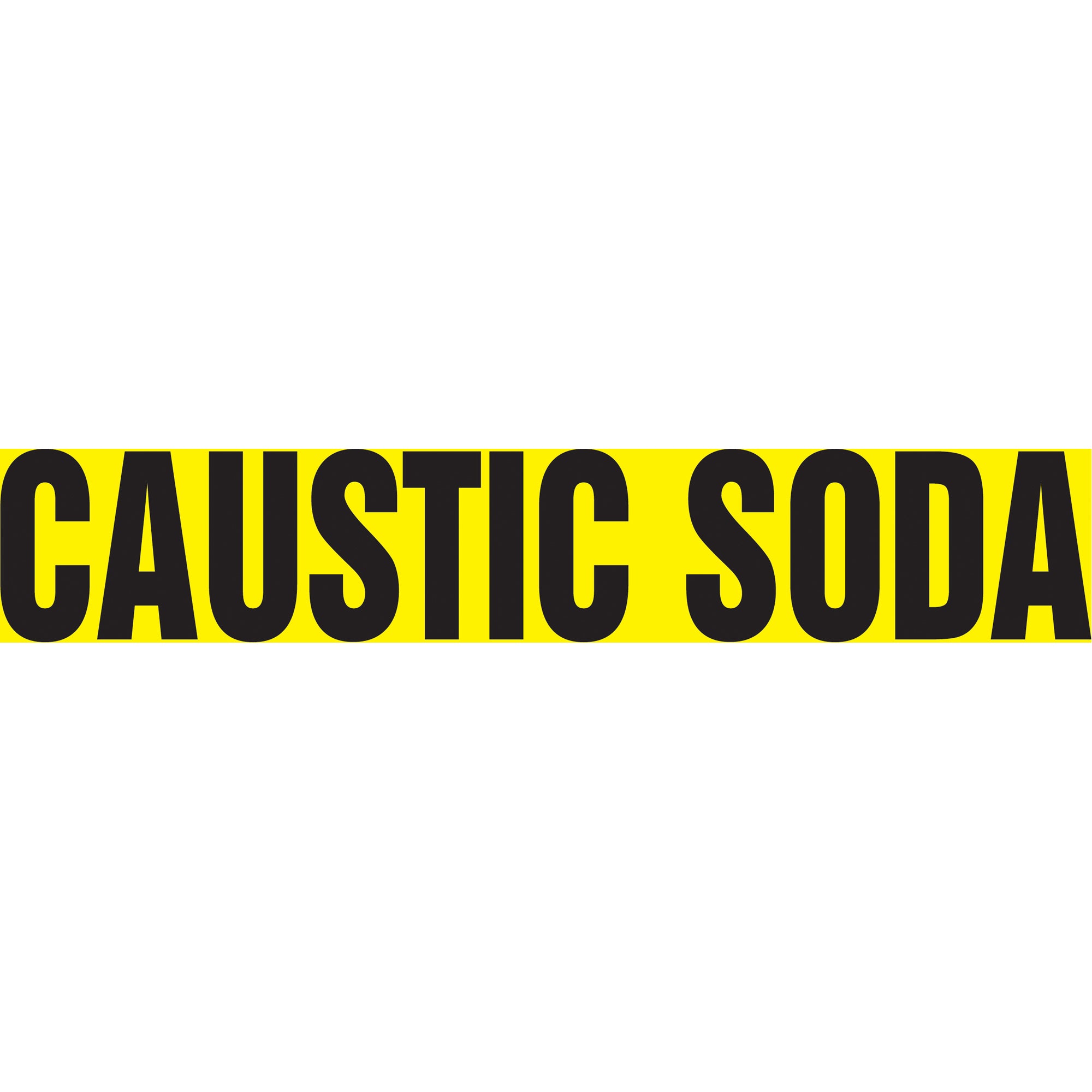Snap Tite™ ""Caustic Soda"" Pipe Marker - SAV708