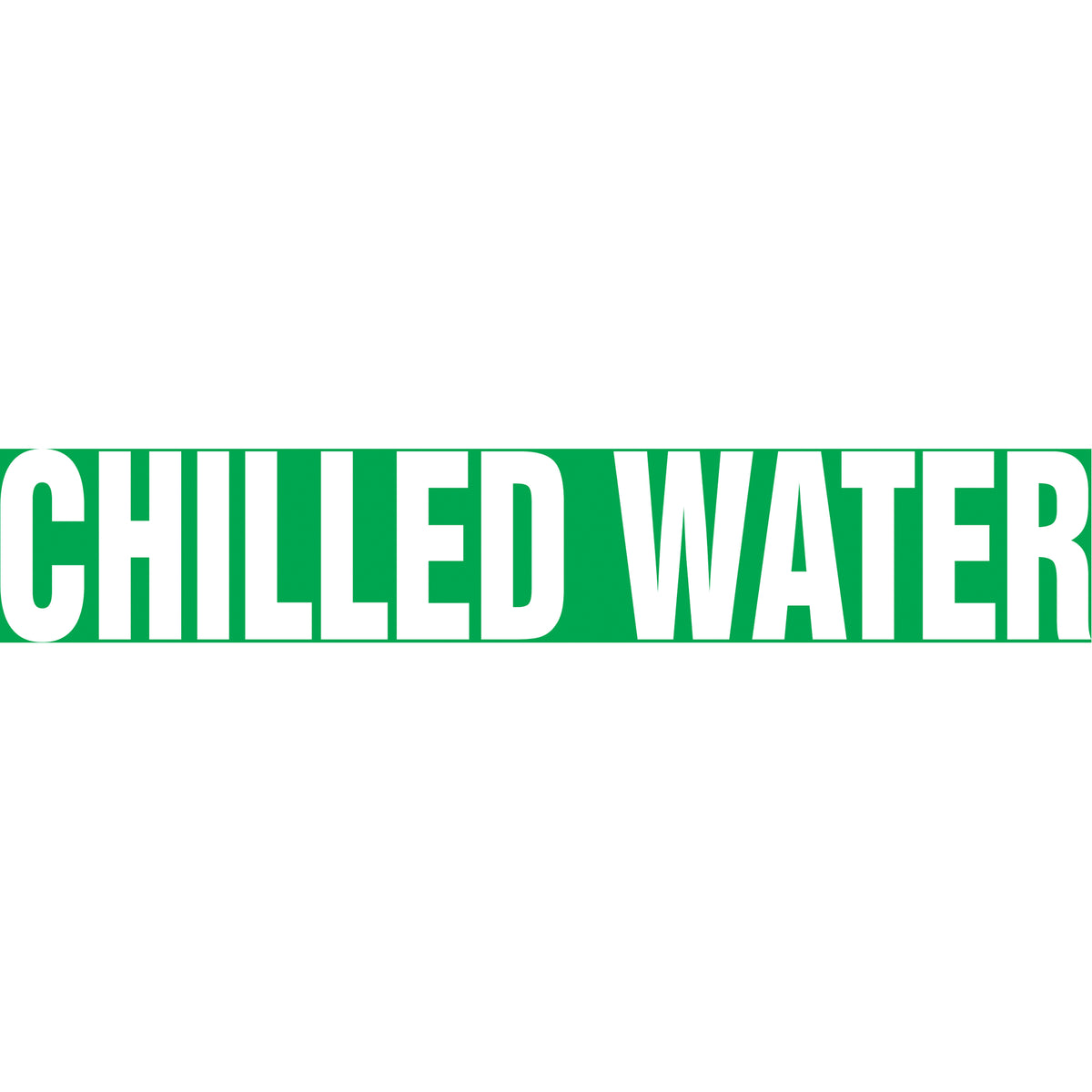 Snap Tite™ ""Chilled Water"" Pipe Marker - SAV718