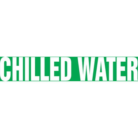 Snap Tite™ ""Chilled Water"" Pipe Marker - SAV718