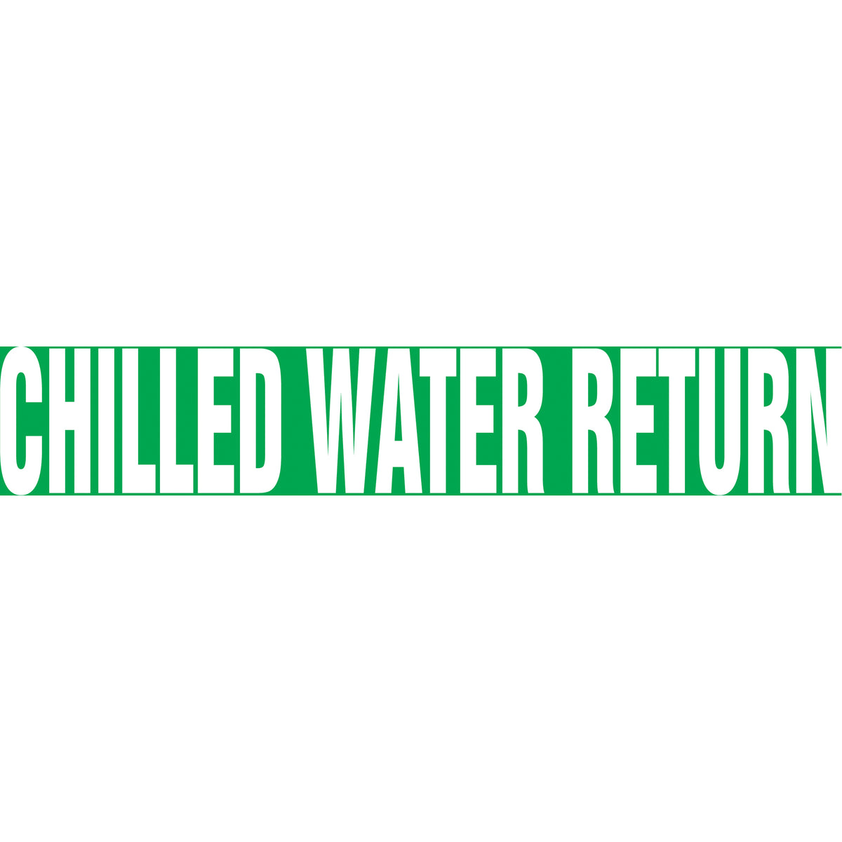 Snap Tite™ ""Chilled Water Return"" Pipe Marker - SAV723