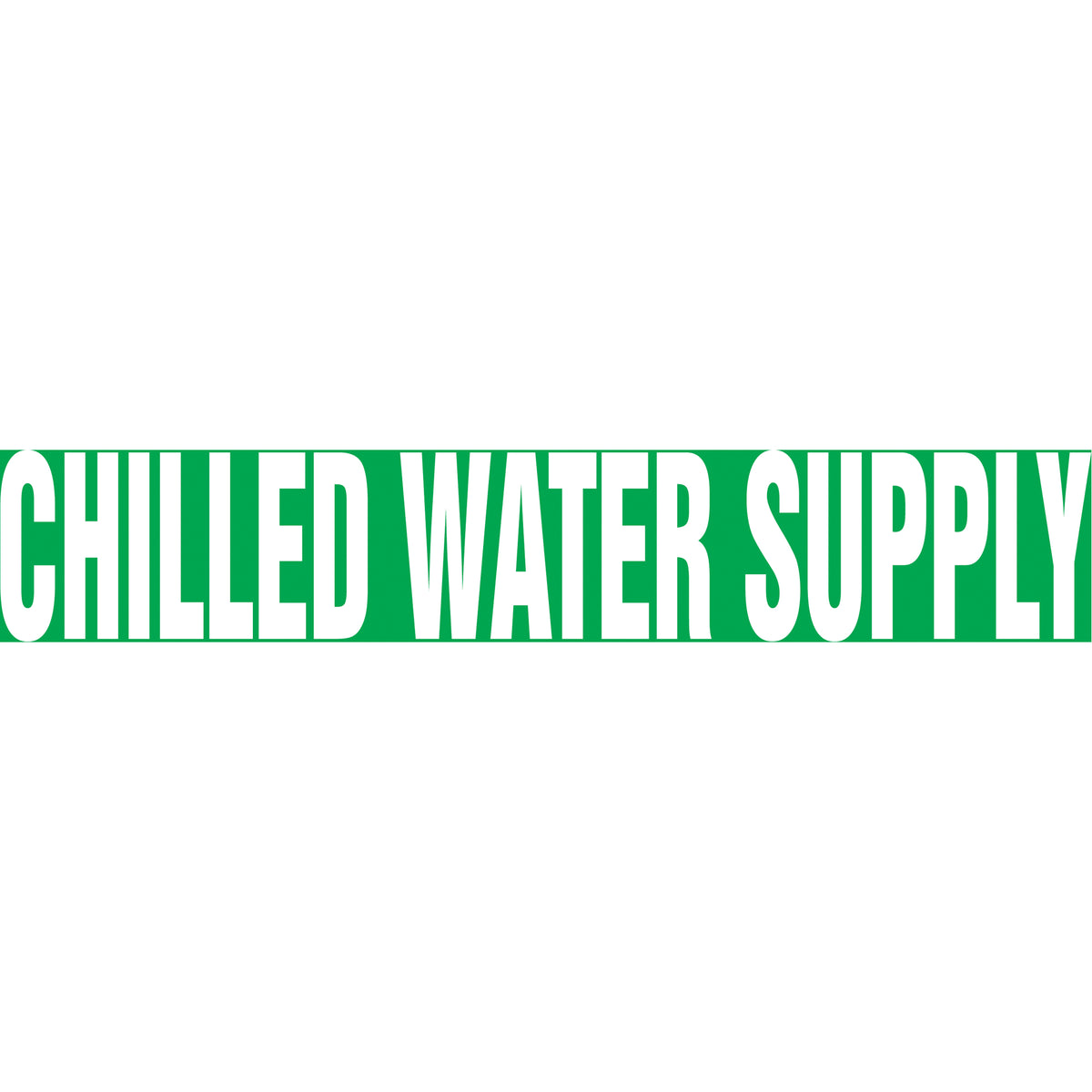 Snap Tite™ ""Chilled Water Supply"" Pipe Marker - SAV728