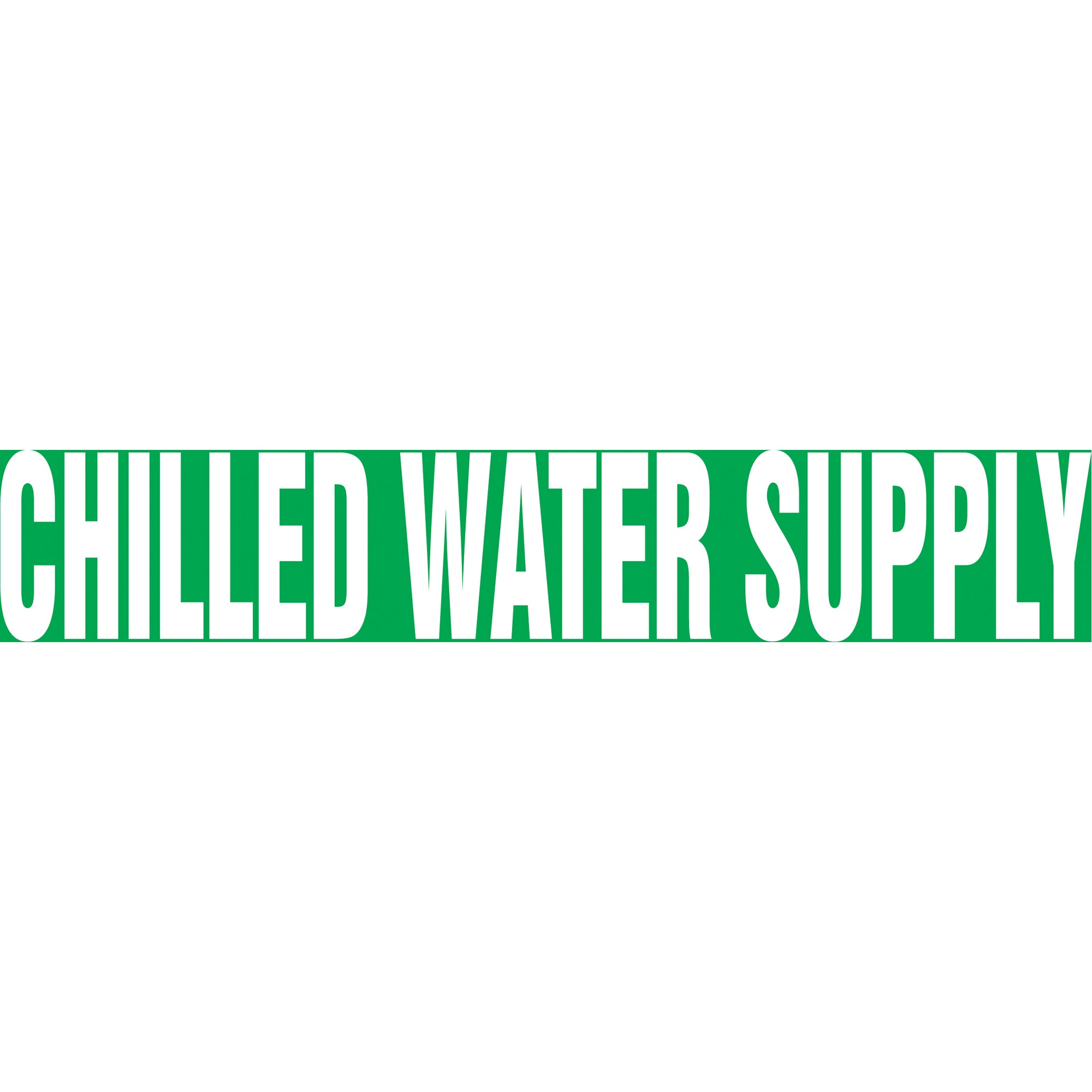 Snap Tite™ ""Chilled Water Supply"" Pipe Marker - SAV728