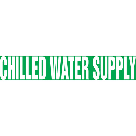Snap Tite™ ""Chilled Water Supply"" Pipe Marker - SAV728
