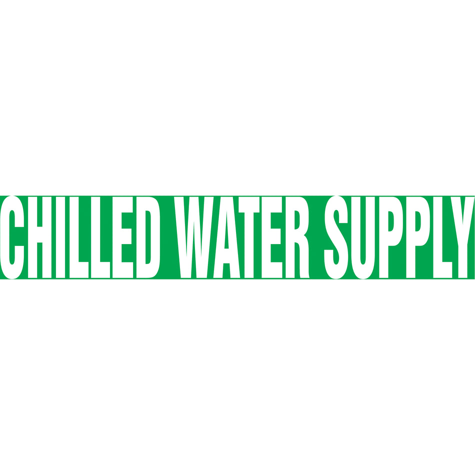 Snap Tite™ ""Chilled Water Supply"" Pipe Marker - SAV728