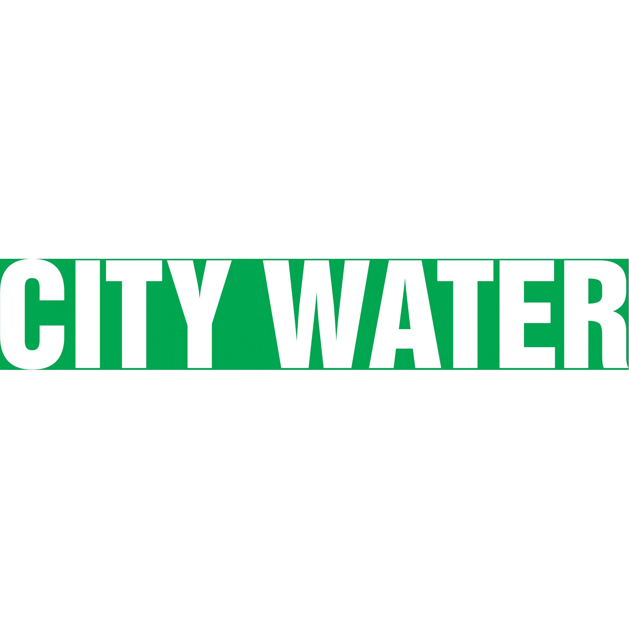 Snap Tite™ ""City Water"" Pipe Marker - SAV738