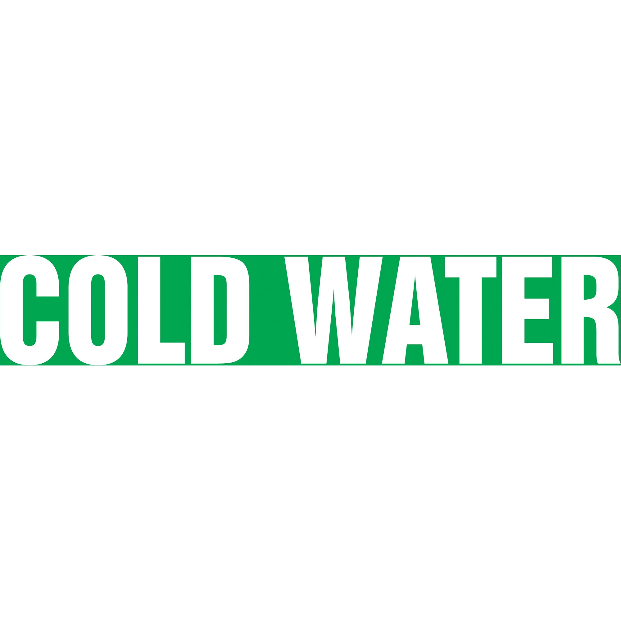 Snap Tite™ ""Cold Water"" Pipe Marker - SAV743
