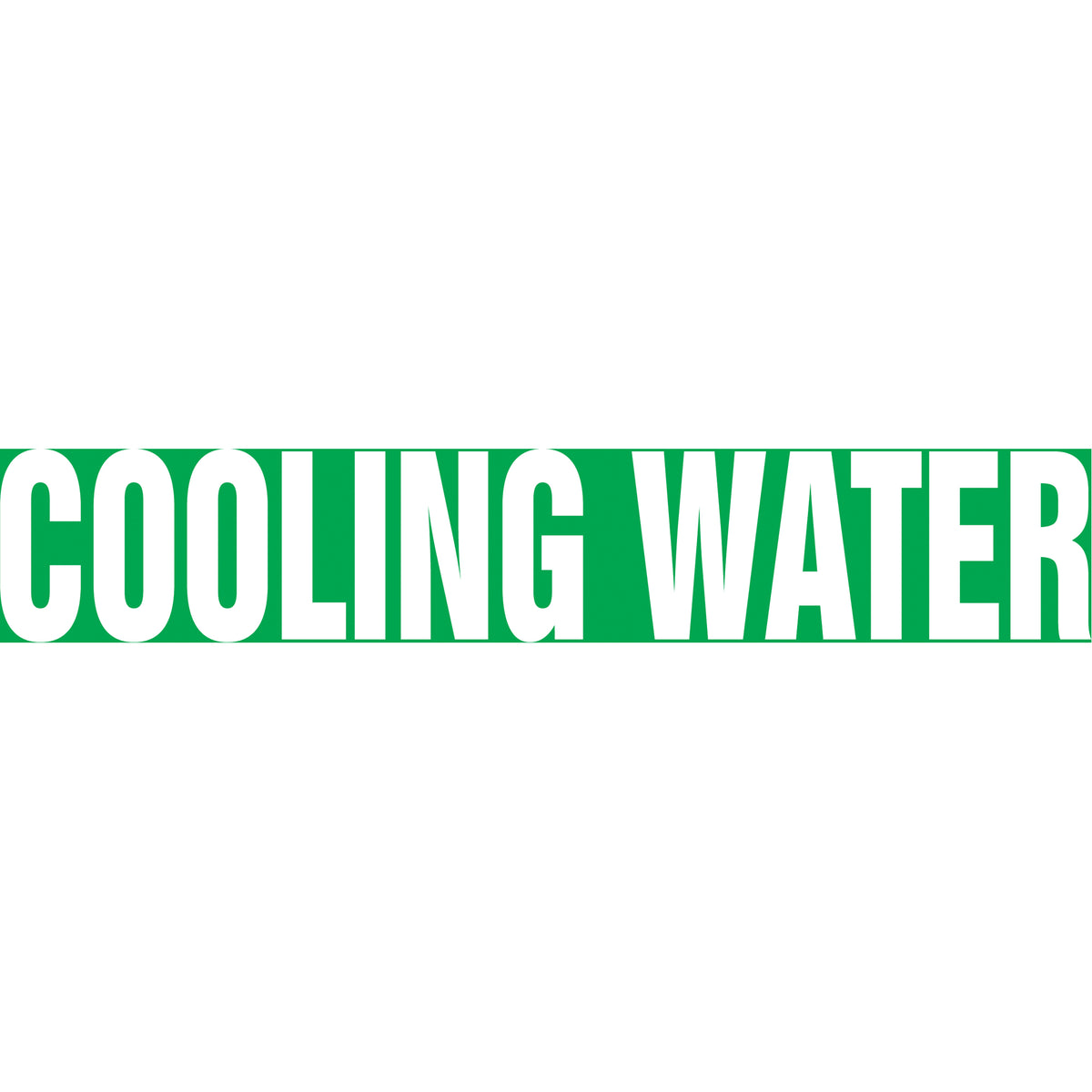 Snap Tite™ ""Cooling Water"" Pipe Marker - SAV783