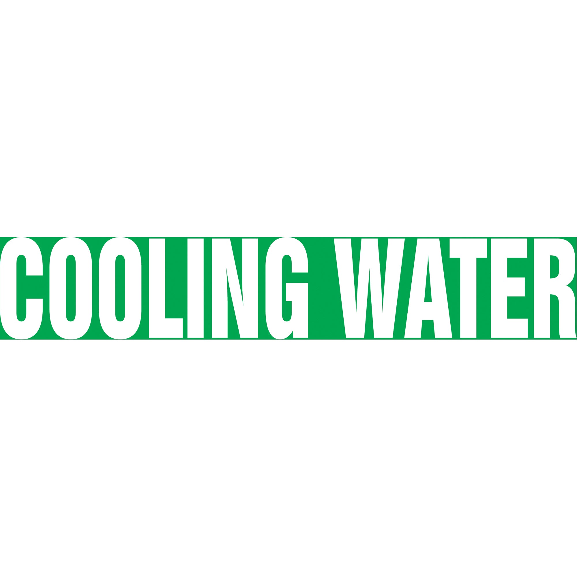 Snap Tite™ ""Cooling Water"" Pipe Marker - SAV783