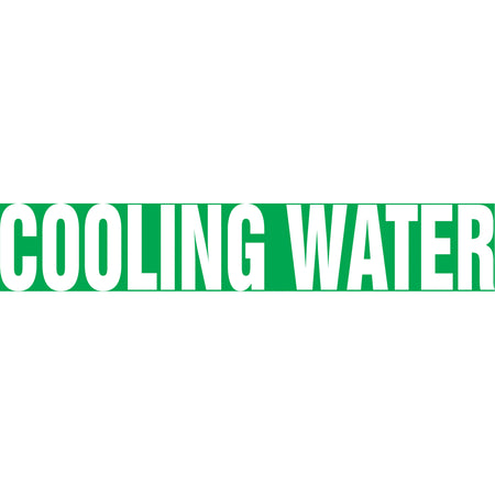 Snap Tite™ ""Cooling Water"" Pipe Marker - SAV783