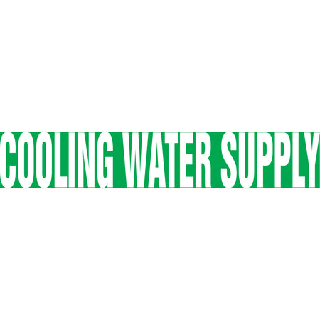 Snap Tite™ ""Cooling Water Supply"" Pipe Marker - SAV793