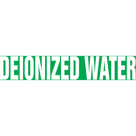 Snap Tite™ ""Deionized Water"" Pipe Marker - SAV798
