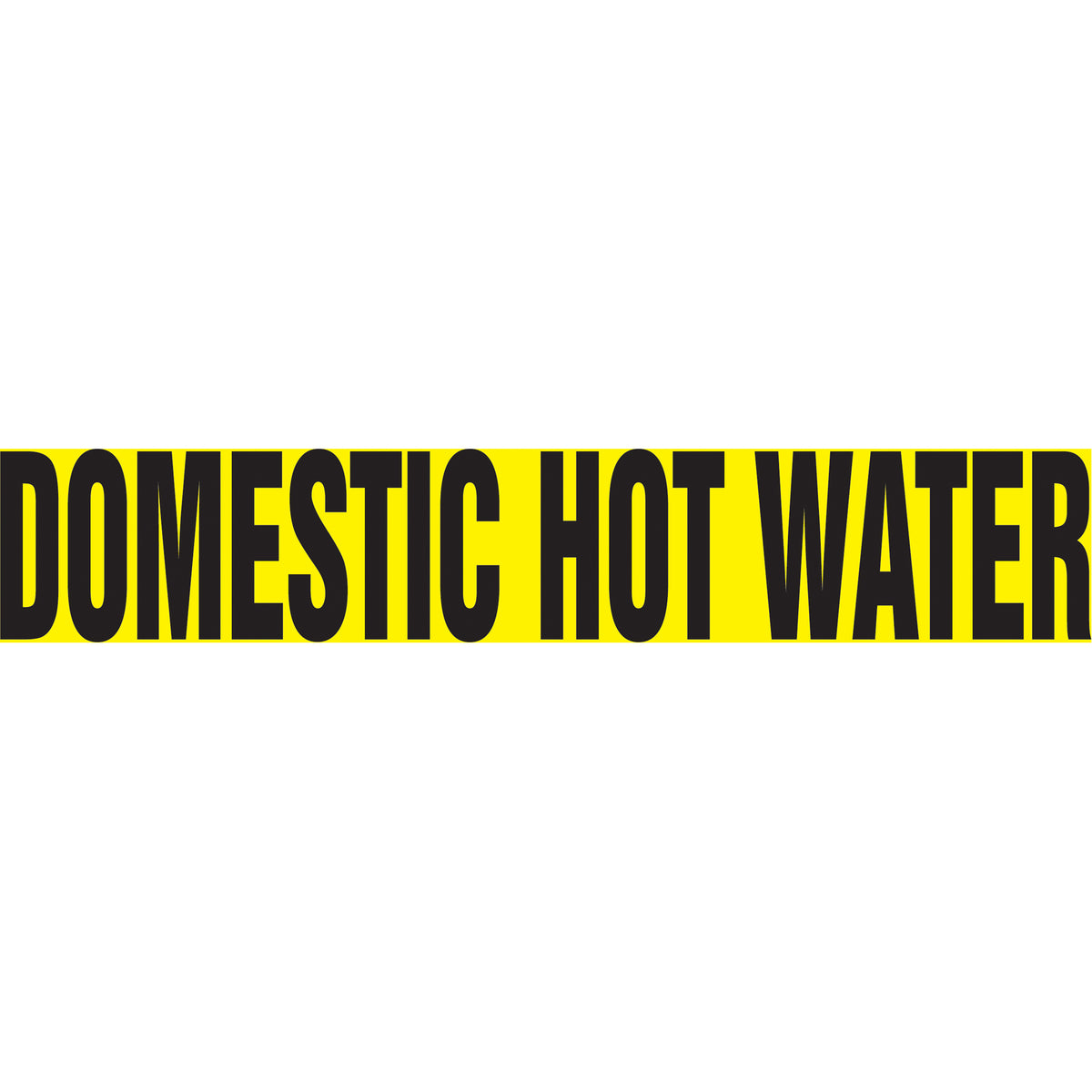 Snap Tite™ ""Domestic Hot Water"" Pipe Marker - SAV818