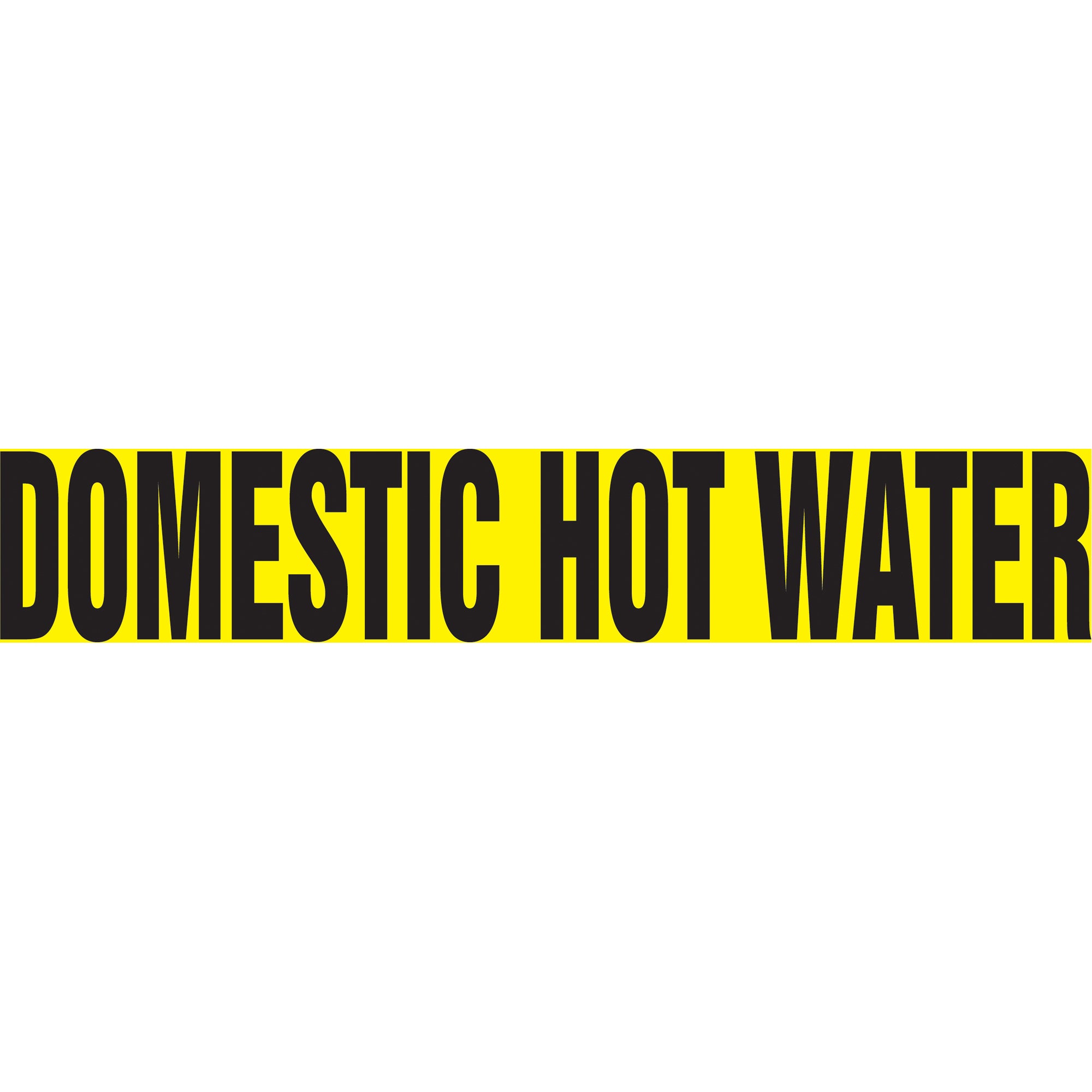 Snap Tite™ ""Domestic Hot Water"" Pipe Marker - SAV818
