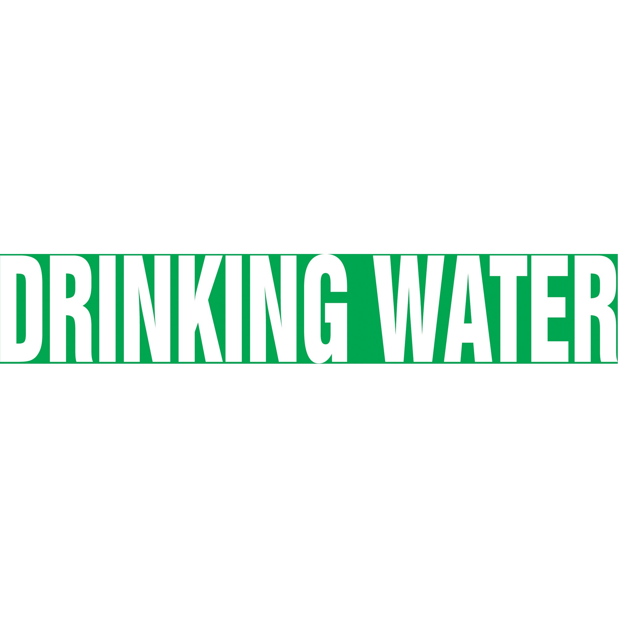 Snap Tite™ ""Drinking Water"" Pipe Marker - SAV843