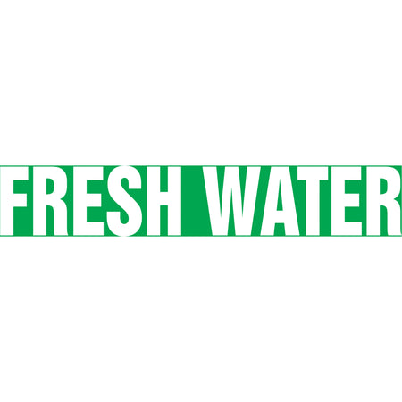 Snap Tite™ ""Fresh Water"" Pipe Marker - SAV873