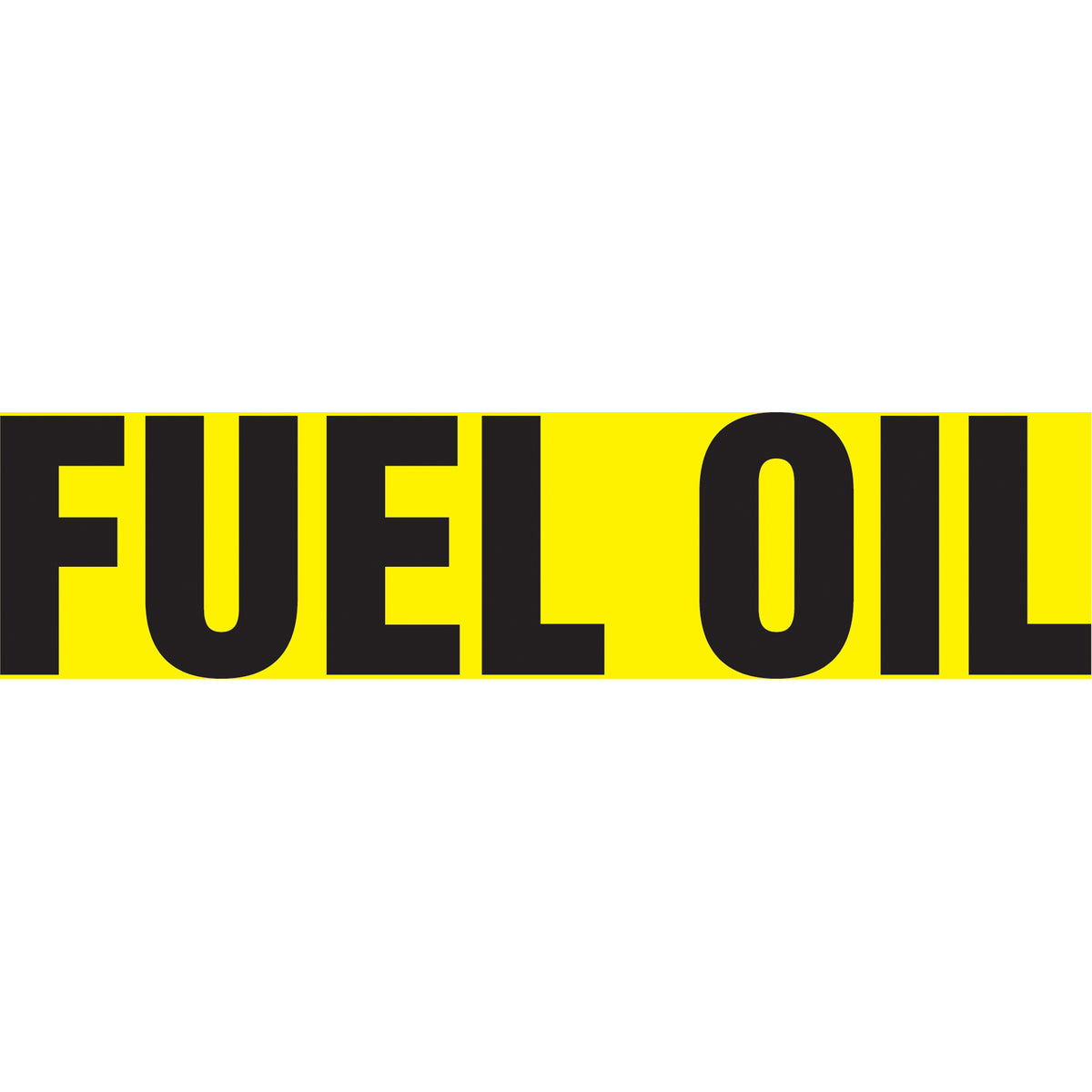 Snap Tite™ ""Fuel Oil"" Pipe Marker - SAV883
