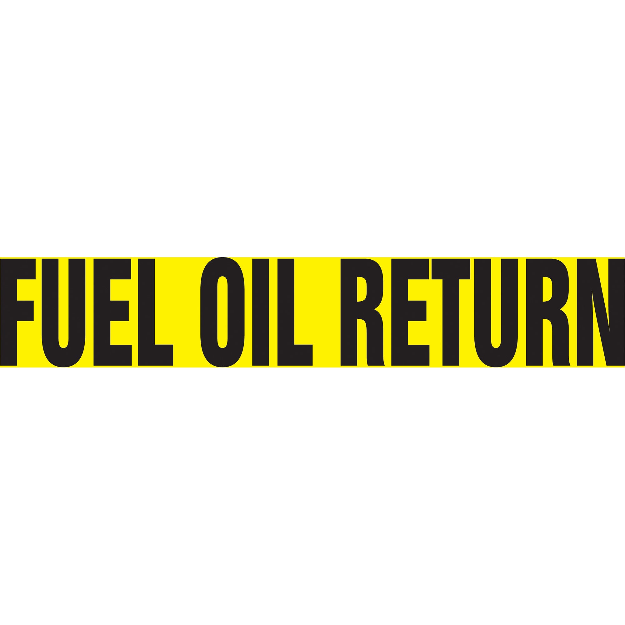 Snap Tite™ ""Fuel Oil Return"" Pipe Marker - SAV888