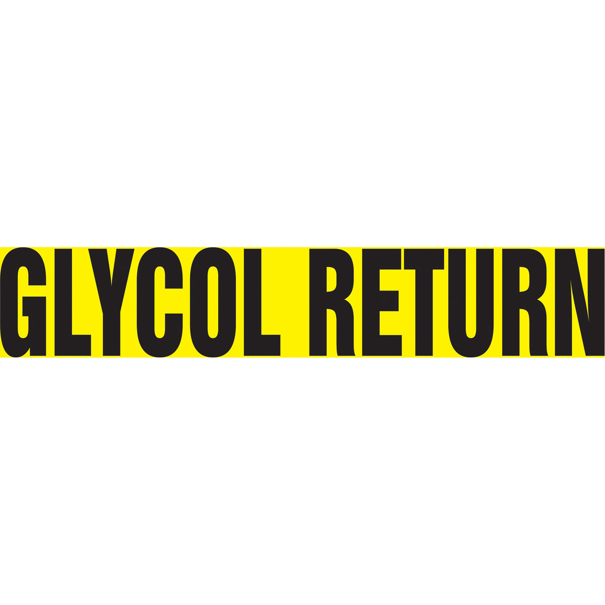 Snap Tite™ ""Glycol Return"" Pipe Marker - SAV913