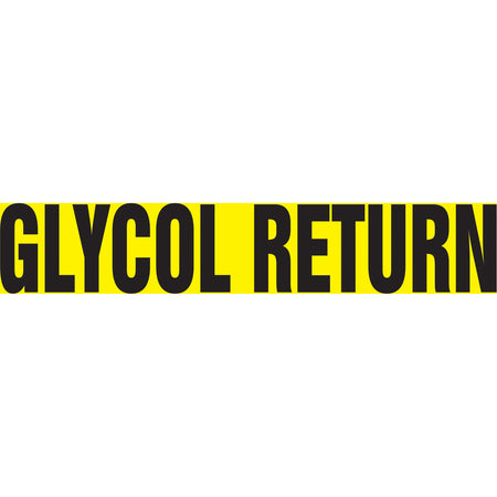 Snap Tite™ ""Glycol Return"" Pipe Marker - SAV913
