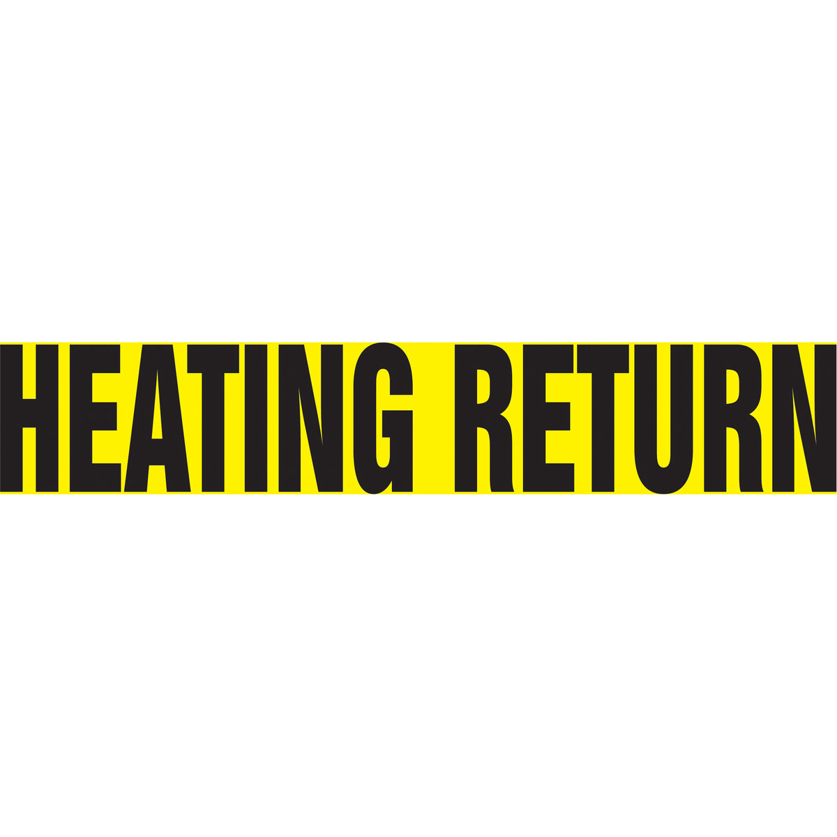 Snap Tite™ ""Heating Return"" Pipe Marker - SAV923