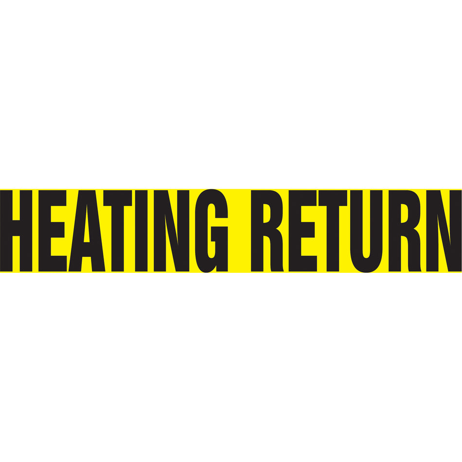 Snap Tite™ ""Heating Return"" Pipe Marker - SAV923