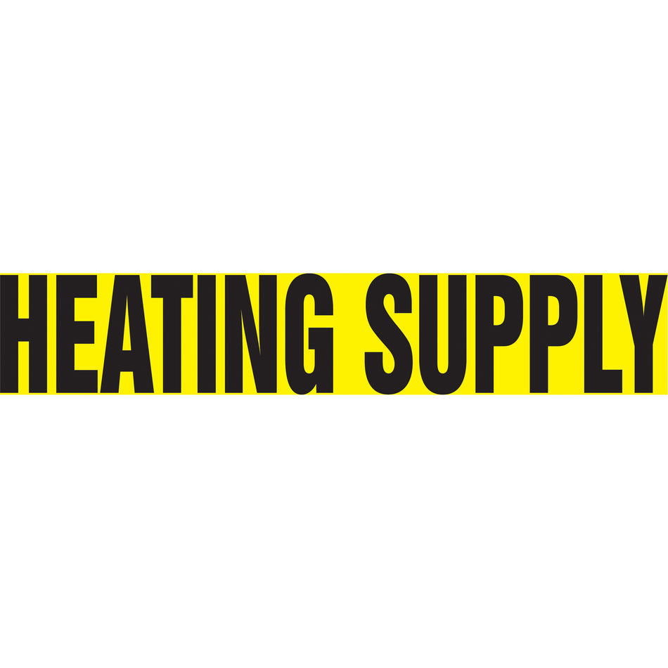 Snap Tite™ ""Heating Supply"" Pipe Marker - SAV928